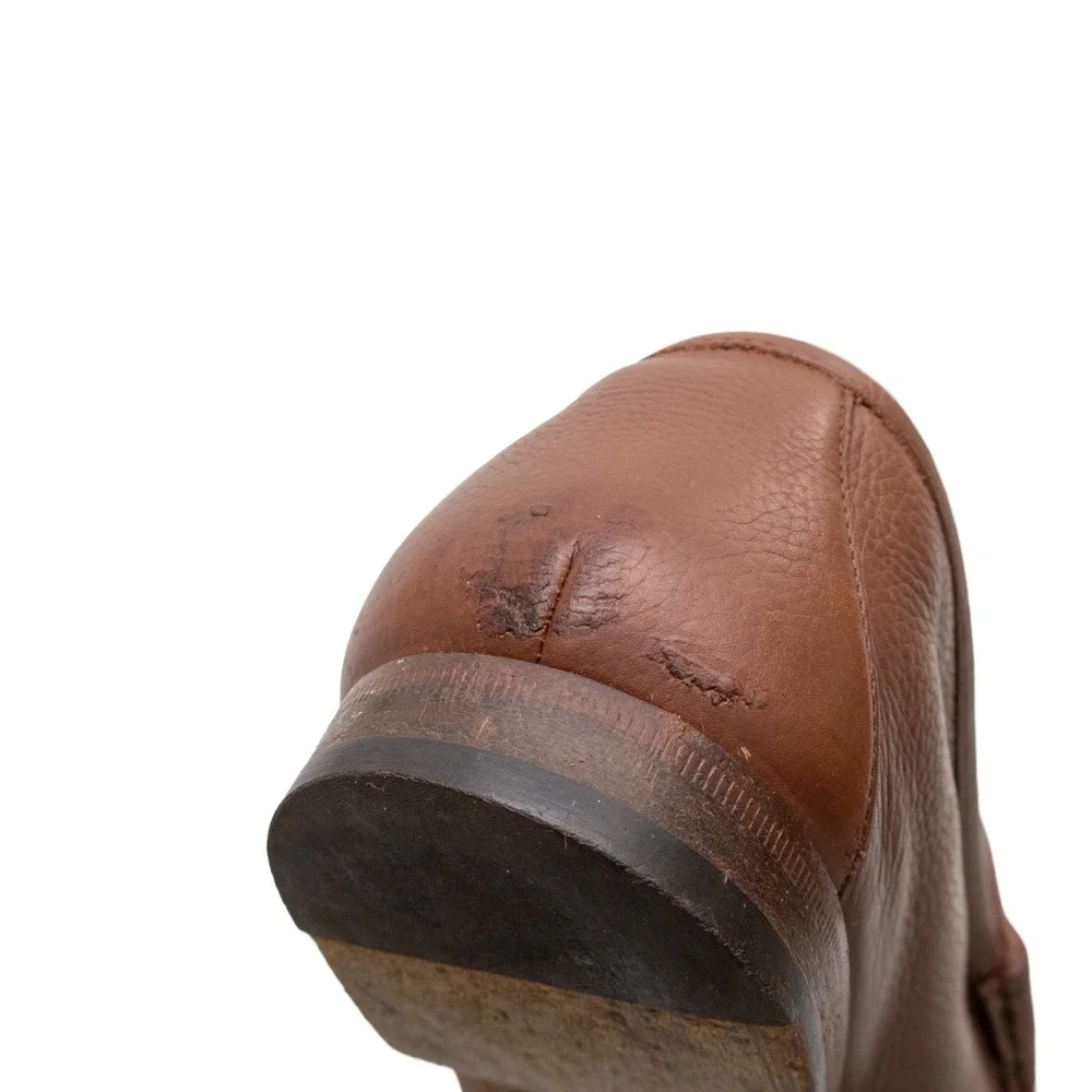 Gucci Mens Brown Pebbled Leather Horsebit Loafers Size UK 10 US 11 Made in Italy